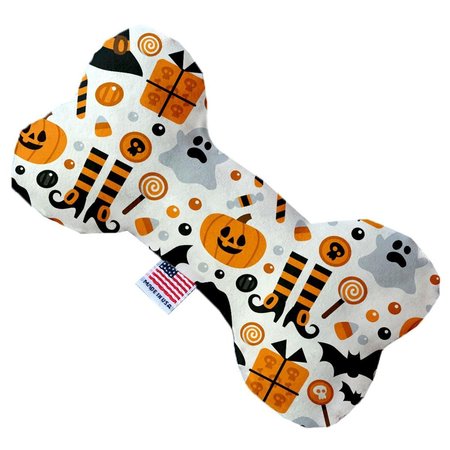 MIRAGE PET PRODUCTS Classic Halloween 10 in. Stuffing Free Bone Dog Toy 1357-SFTYBN10